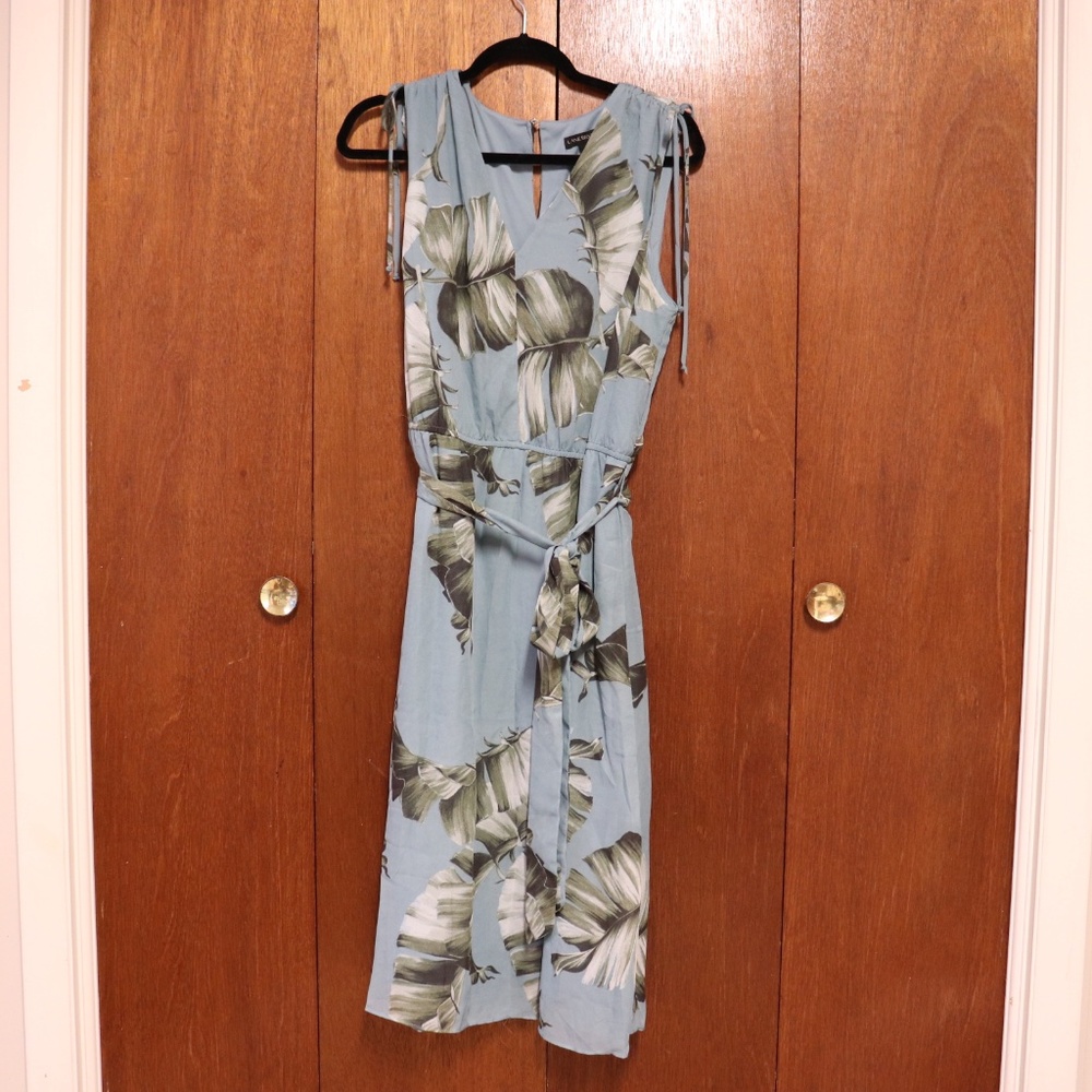 Lane Bryant NWT Leaf Print Sleeveless Peplum Top | Size 18